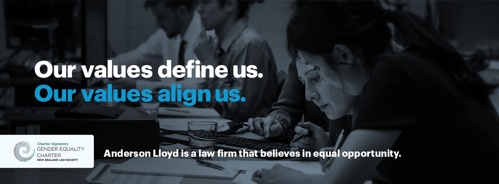 Anderson Lloyd is a law firm that believes in equal opportunity