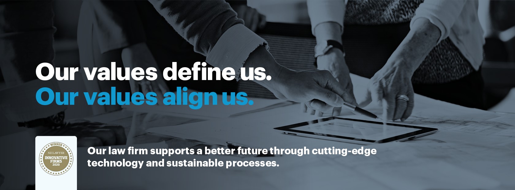 Our law firm supports a better future through cutting-edge technology and sustainable processes